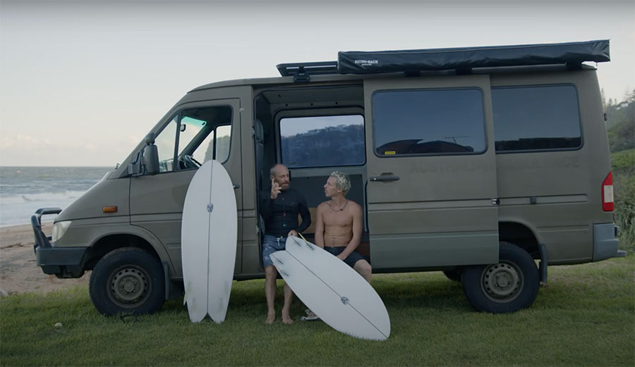 tom carroll and Luca elder surfboard breakdown