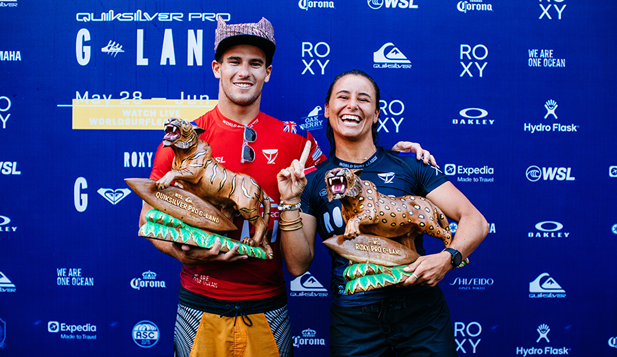 Jack Robinson, Johanne Defay win G-Land