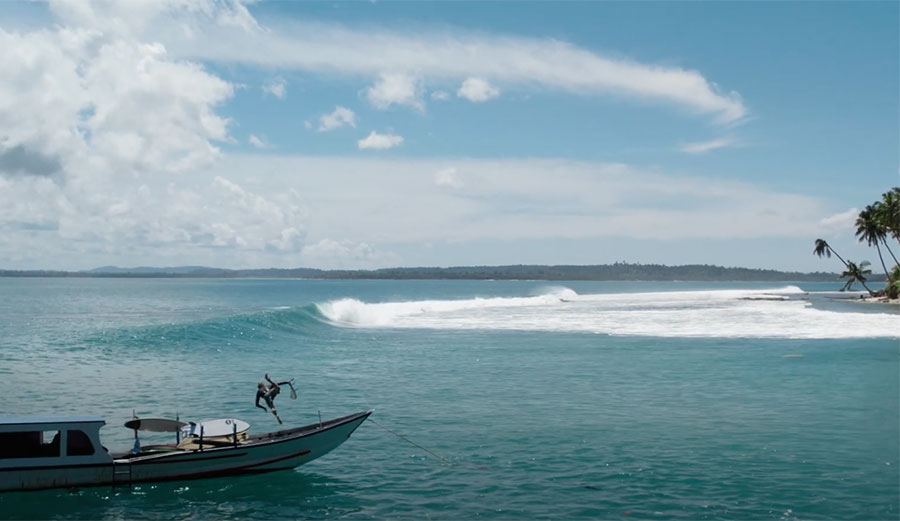 Dylan Lightfoot at mentawai surf camp