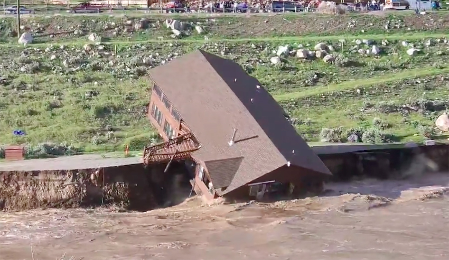 All Roads to Yellowstone National Park Have Been Closed Due to Flooding, Stranding Locals