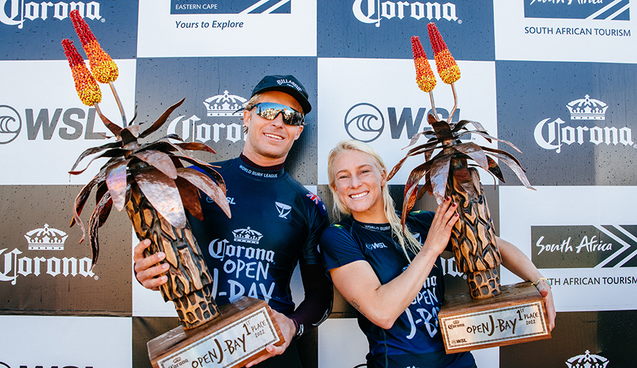 Tatiana Weston-Webb, Ethan Ewing Win Corona Open J-Bay