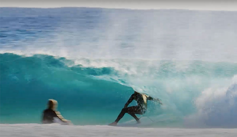 Asher Pacey surfing