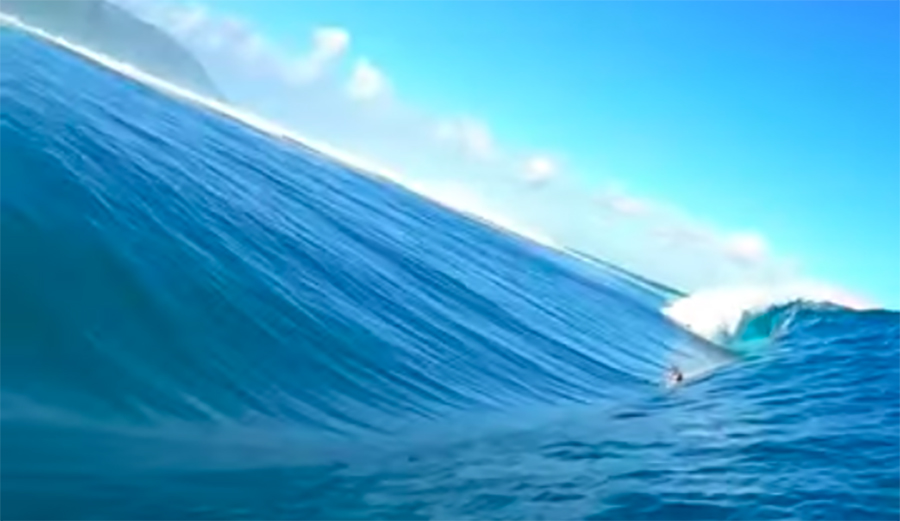 Nathan Florence Captures POV Footage of Ocean Doing Mutant Things at Teahupo'o