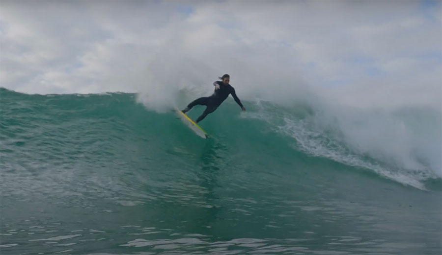 Jordy smith surfing in South Africa
