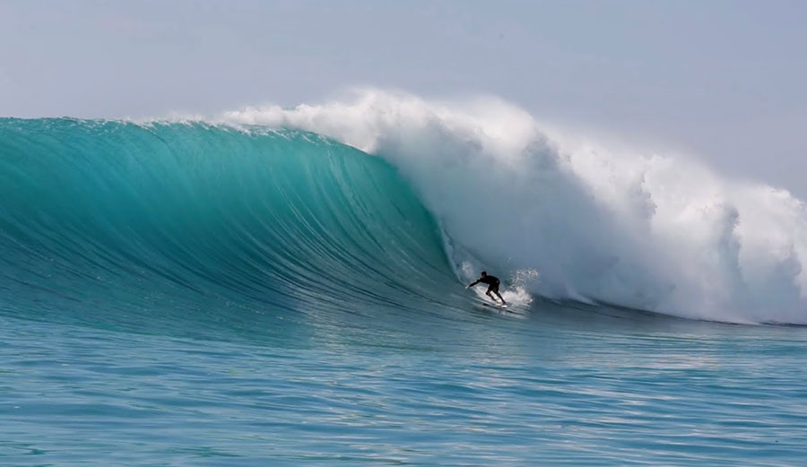 Nathan Florence surfing Lance's Right