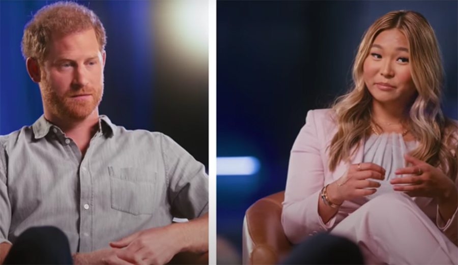Prince Harry Asks Snowboarder Chloe Kim About Her Mental Game
