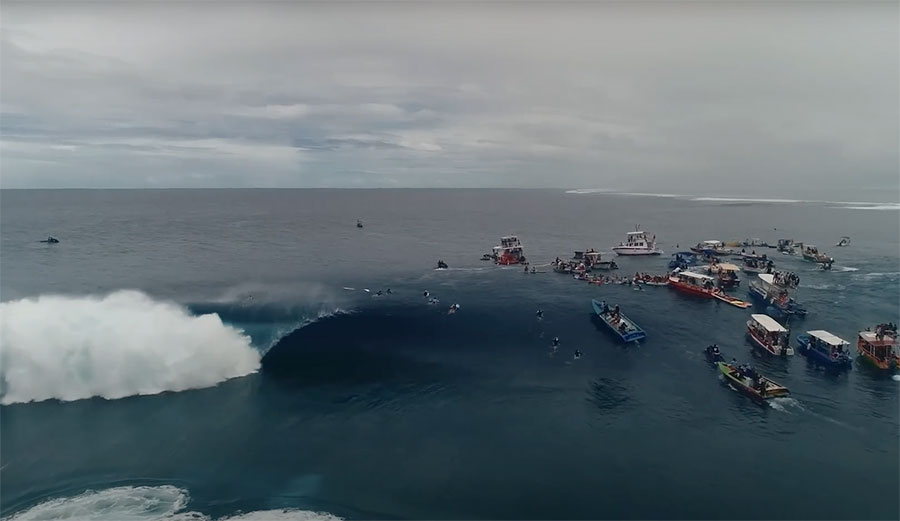kelly slater in tahiti