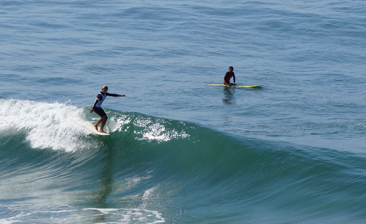 Tosh Tudor surfing US Open