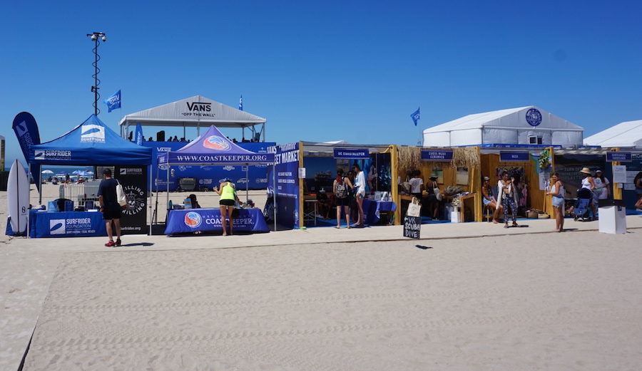 Sustainability Corner at the Vans US Open of Surfing