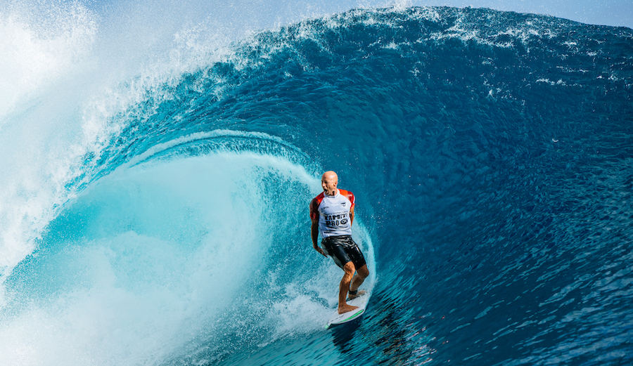 Nathan Hedge at Teahupo'o