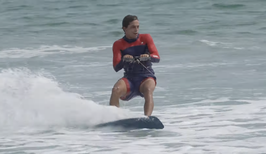 Kai Lenny in Mexico with the winch