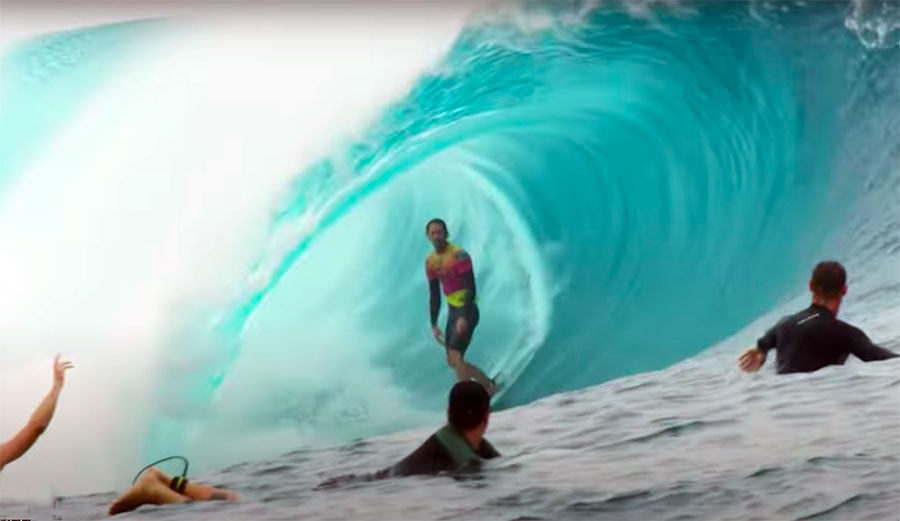 With the WSL About to Host the Tahiti Pro, Here's a Look Back at Some Crazy Barrels