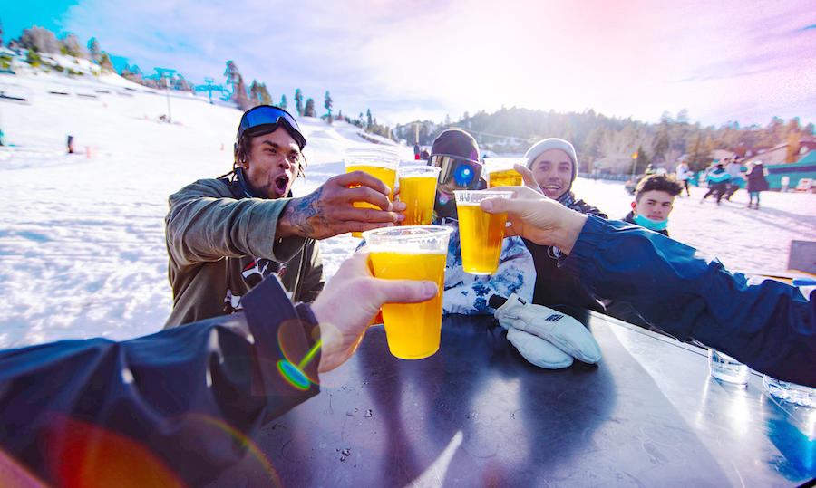 Beers with the crew Ikon Pass
