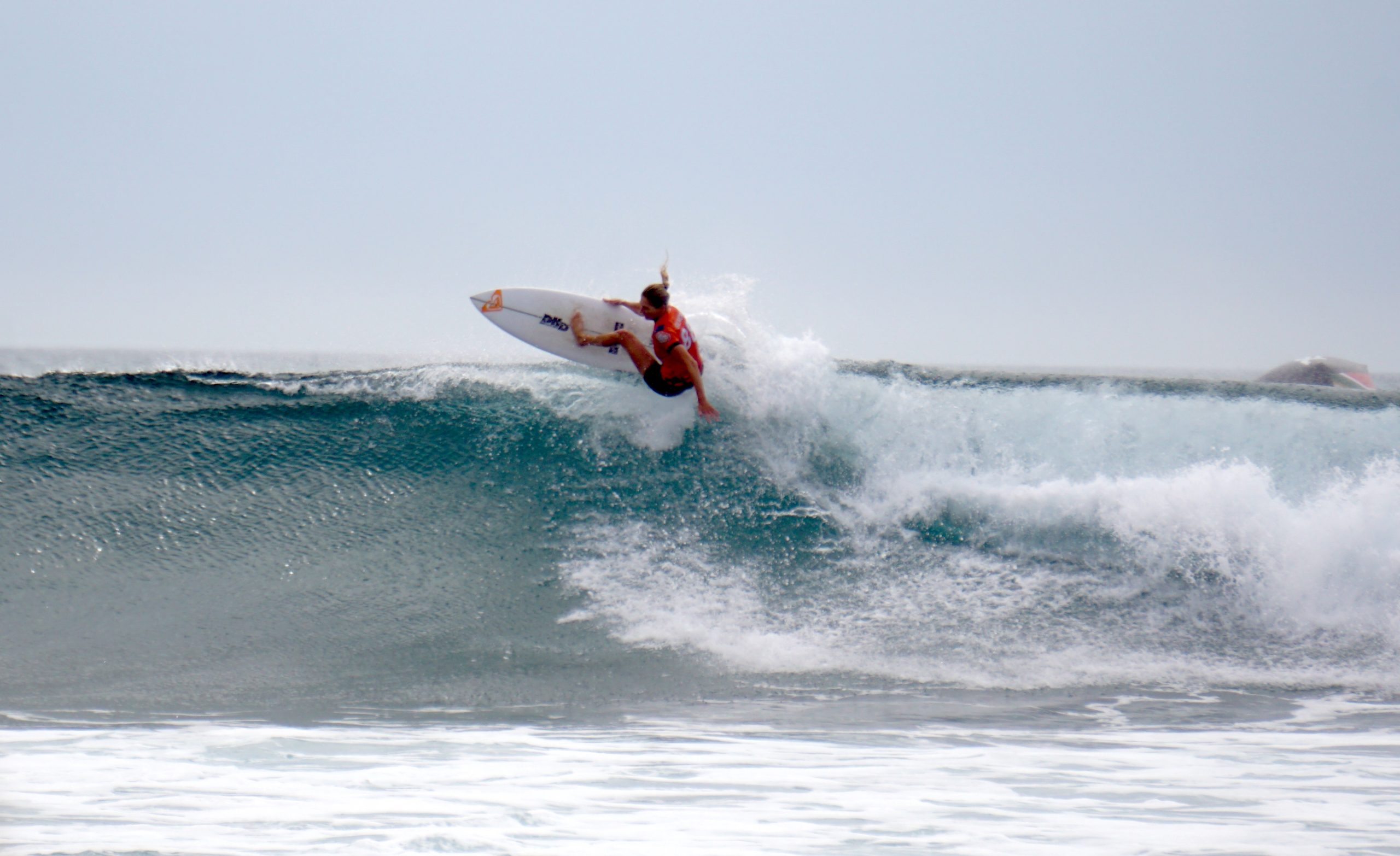 Stephanie does a rotation at the wsl finals 2022