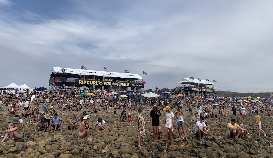beach and cobbles for the WSL Finals