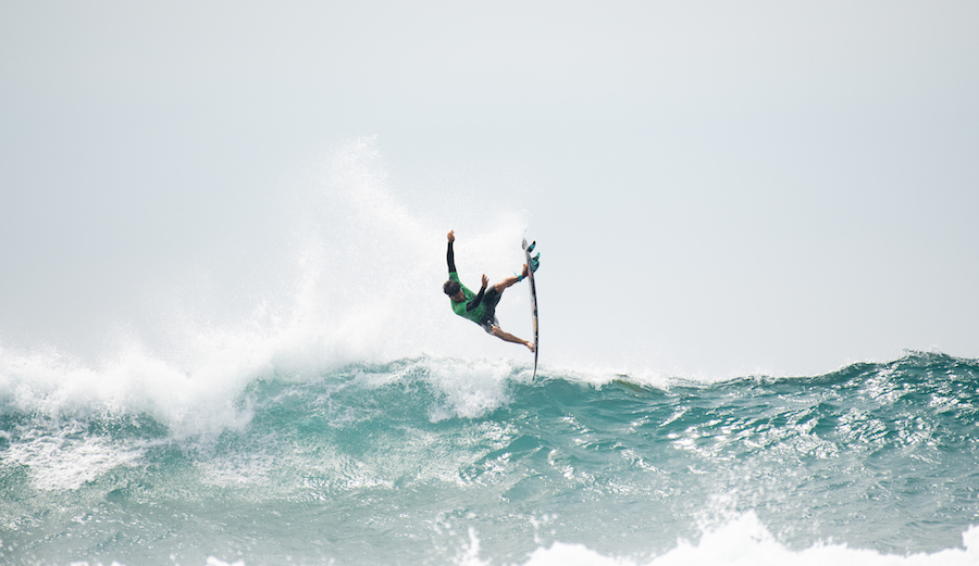italo surfs at the WSL Finals at Lower Trestles