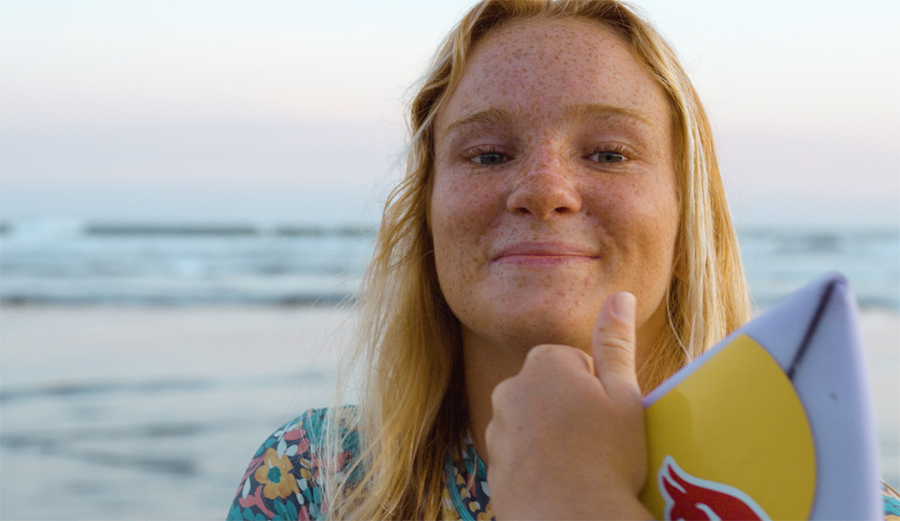 Generation UP: Caity Simmers Surfs for All the Right Reasons