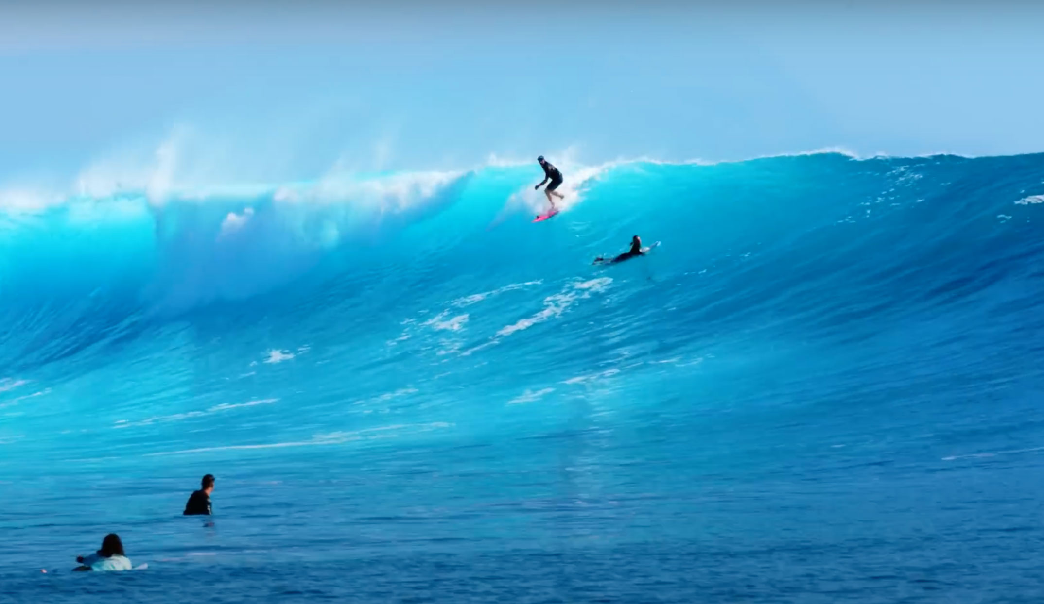 Jamie O'Brien surfing at Cloudbreak