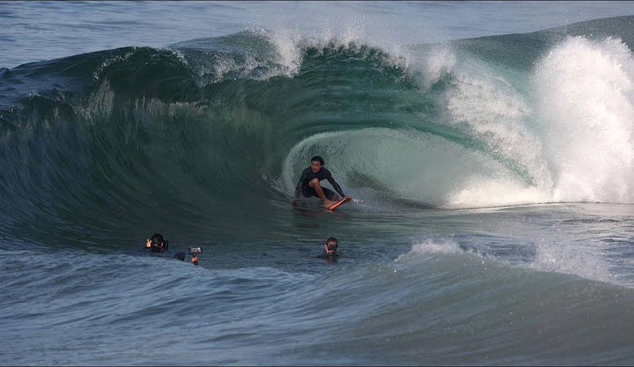 Cylinders the Wedge surfing