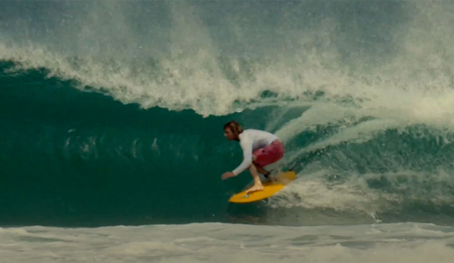 Josiah amico surfing in Mexico