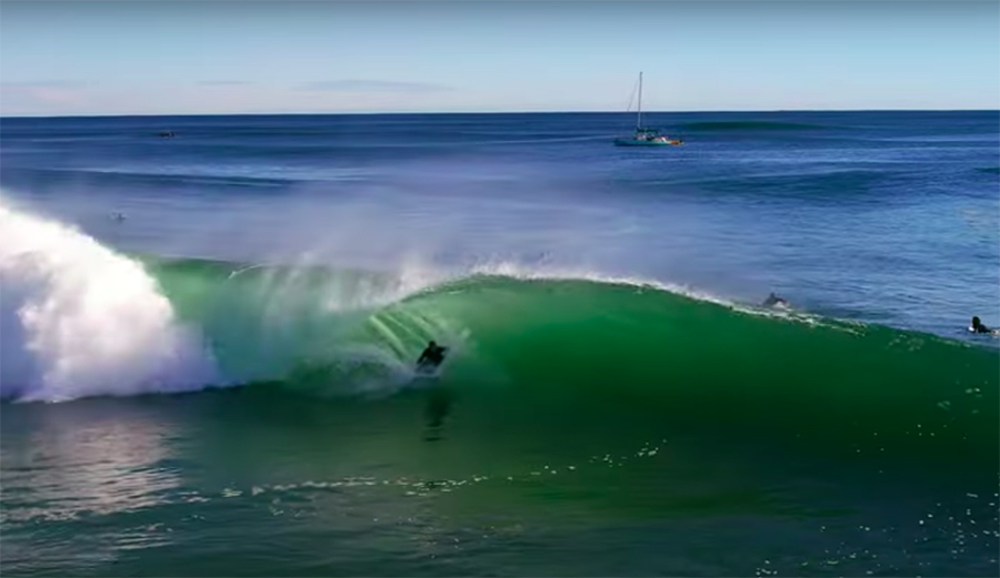 3 Minutes of Epic Drone Footage From the Best Man-Made Wave in Australia