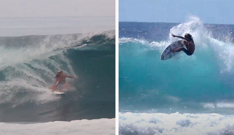 Jackson Dorian surfing