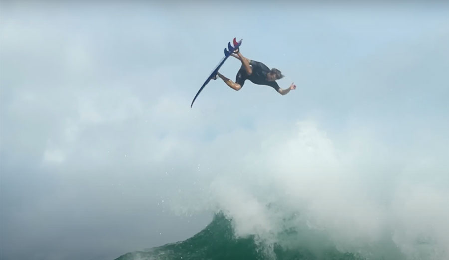 Kai Lenny aerial surfing