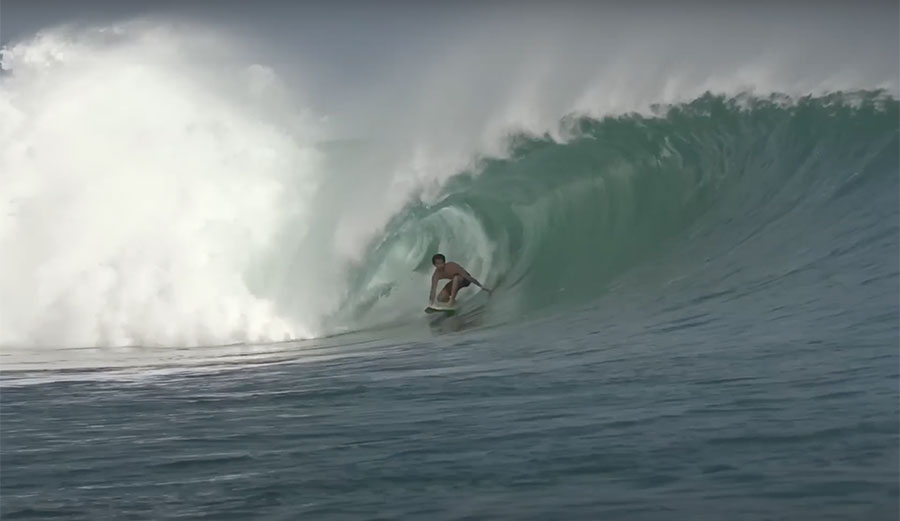 mason ho surfing g-land