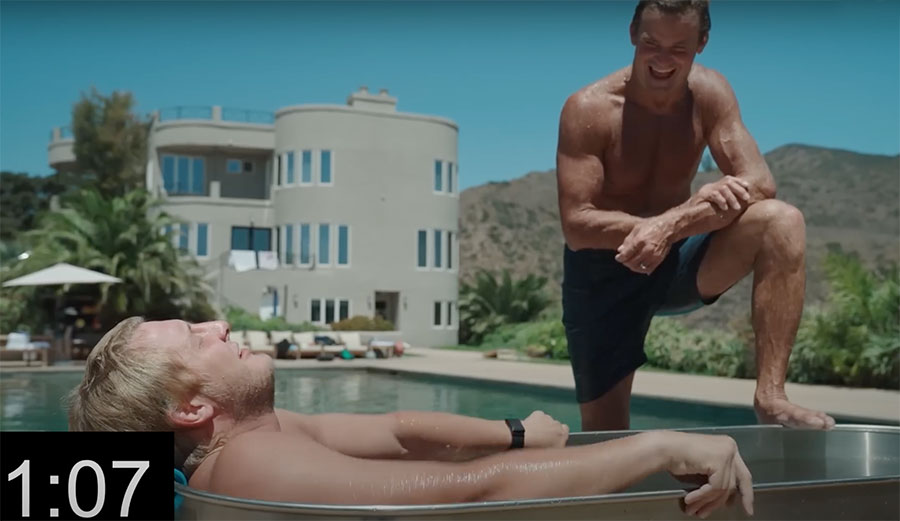 Paddy 'the Baddy' Pimblett at Laird Hamilton house