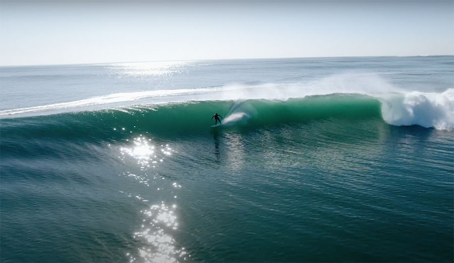 nic von rupp surfing in Portugal
