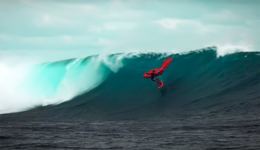 This Is Some Beefy Wing Foiling in New Caledonia