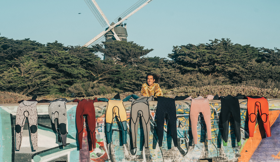 Wetsuit lineup
