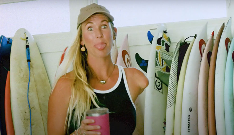 Bethany Hamilton on Pipe Masters