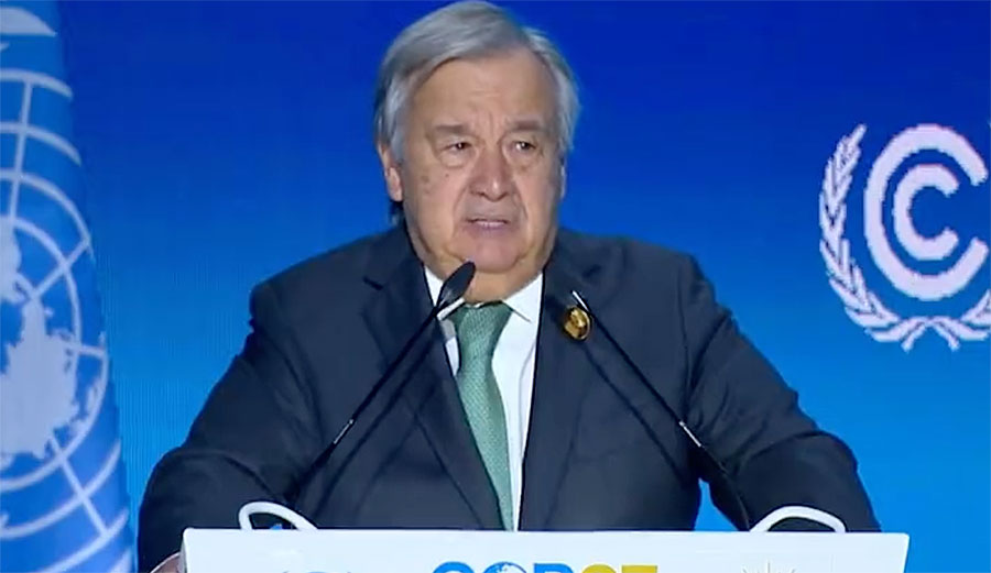 Antonio Guterres at Climate Summit
