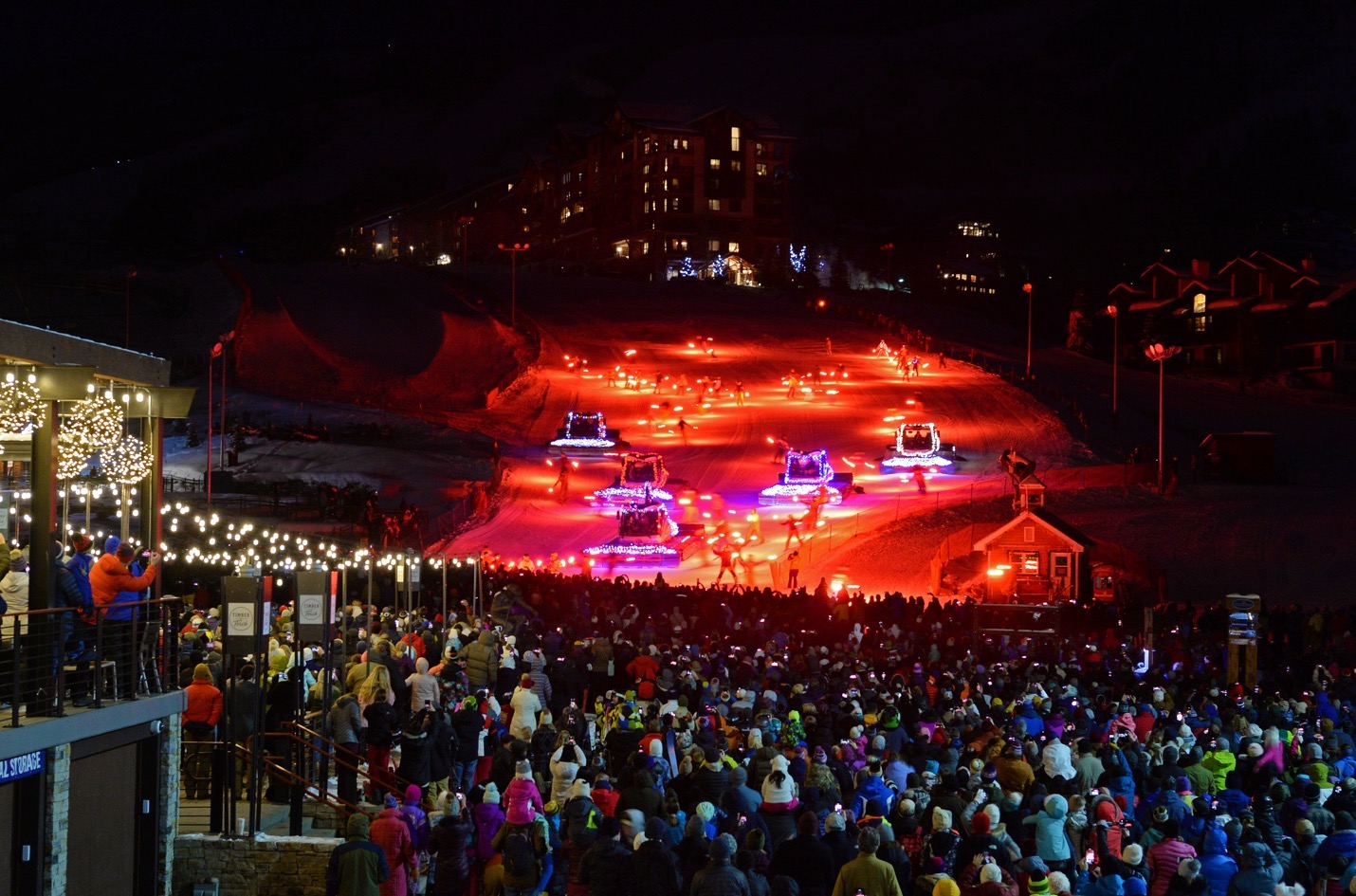 Snowcat Parade for Ikon Pass