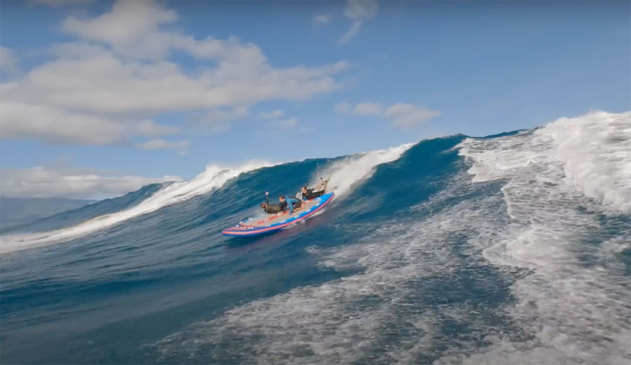 Kai Lenny on a supsquatch