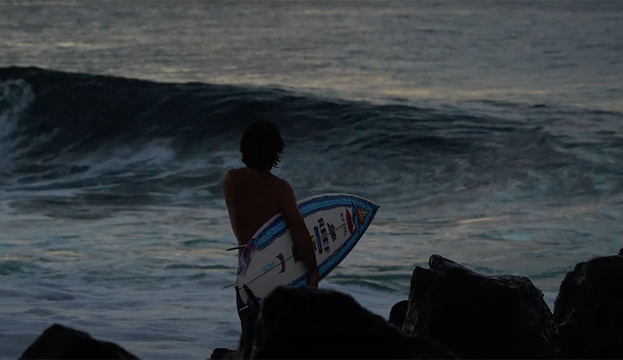 Mason Ho surfing The Pile