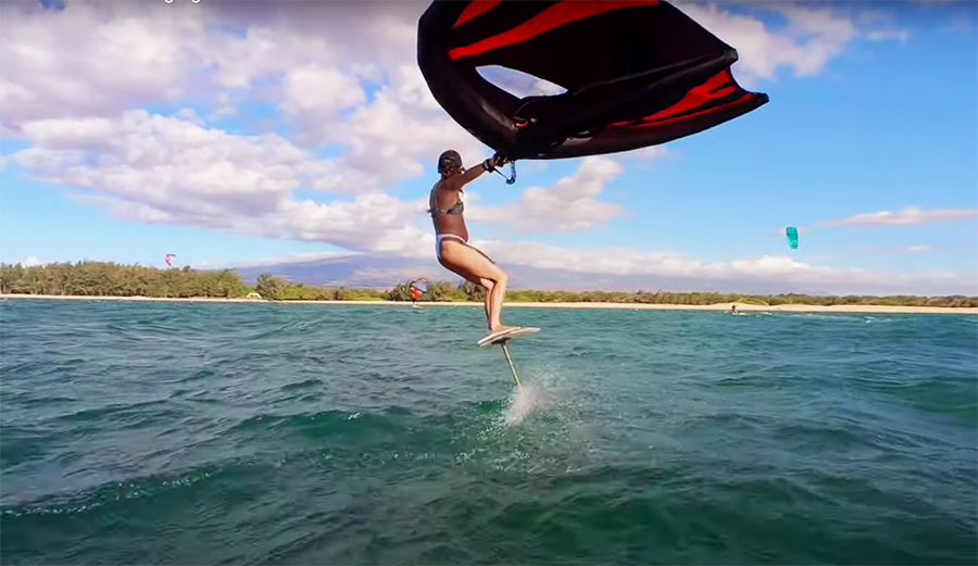 This Follow Cam Shows Just How Fun Wing Foiling Is