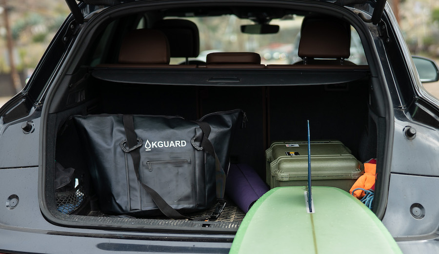 The KGUARD SoftCube for storing wetsuit and surf gear