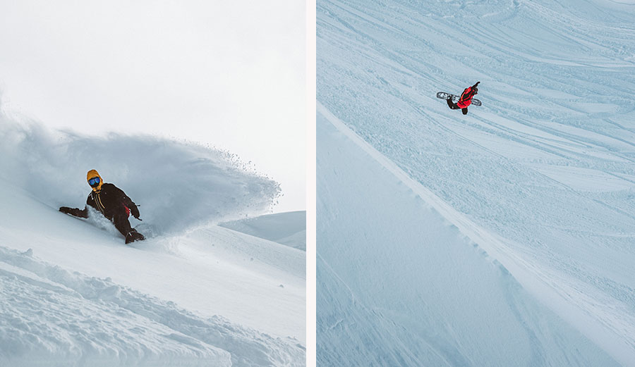 snowboarding Mt. Baker