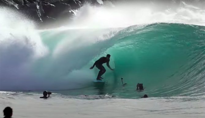 The Wedge Lights Up Thanks to Late-Season Swell