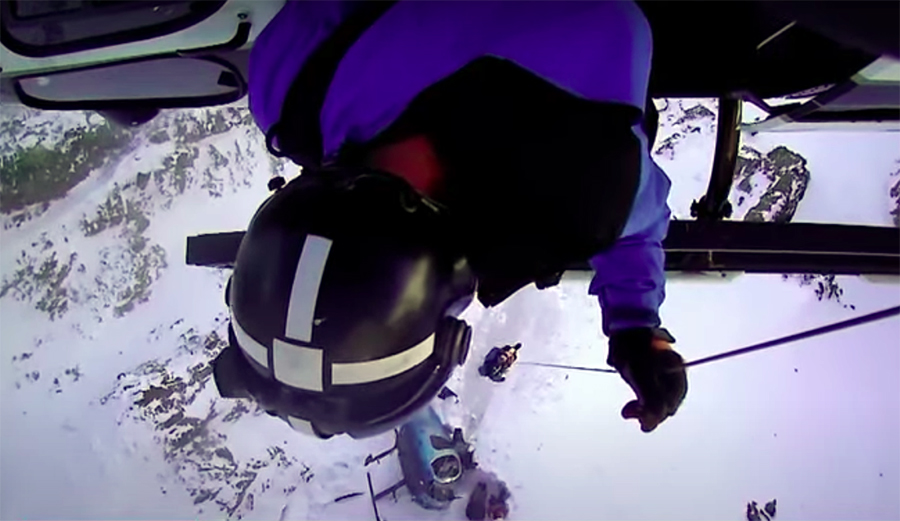 A Helicopter Crashed in the Utah Mountains and This Footage Captured the Intense Rescue
