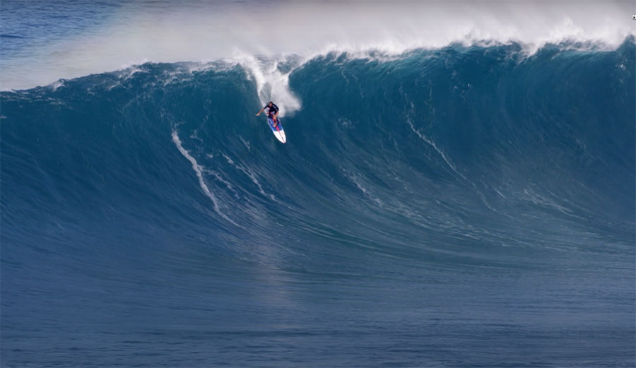 Jaws surfer Kai Lenny