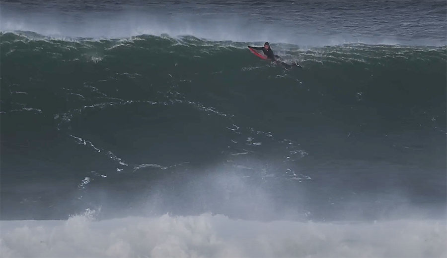 Nate Florence surfing