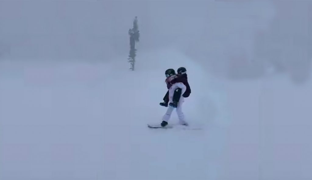 Chloe Kim Carries Stranded Snowboarder Down the Mountain at Mammoth