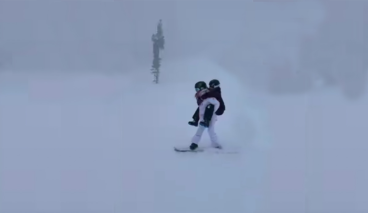 Chloe Kim Carries Stranded Snowboarder Down the Mountain at Mammoth