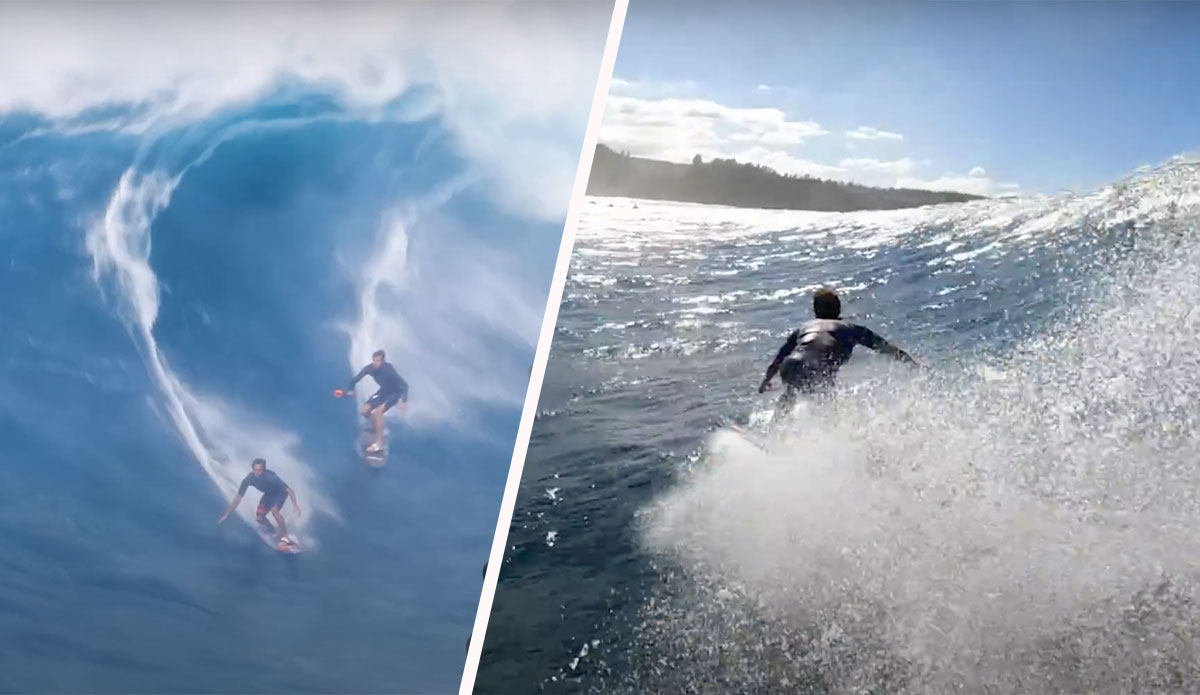 kai lenny on Jaws wave