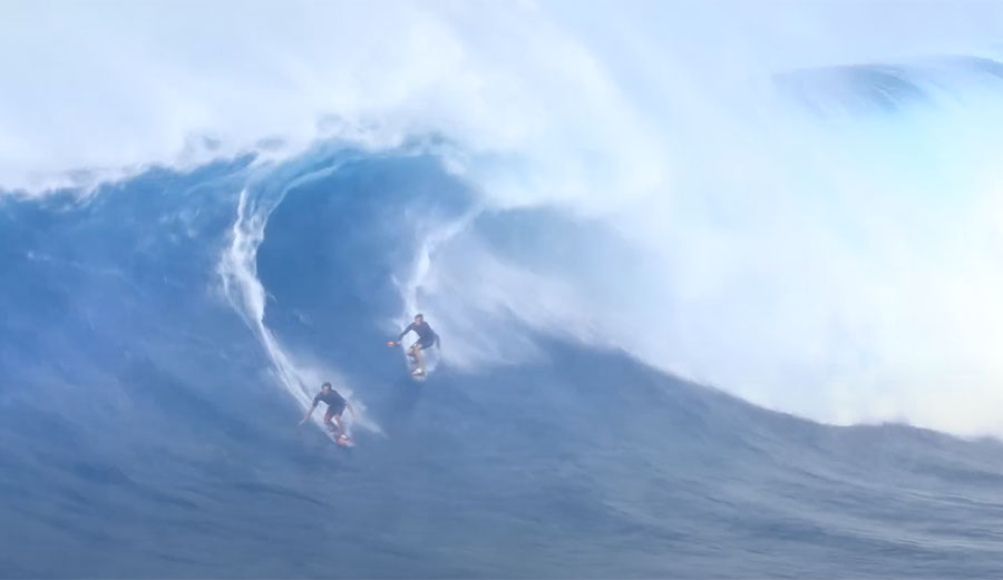 kai lenny surfing Jaws