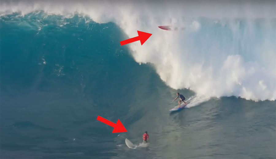 kai lenny surfing Jaws