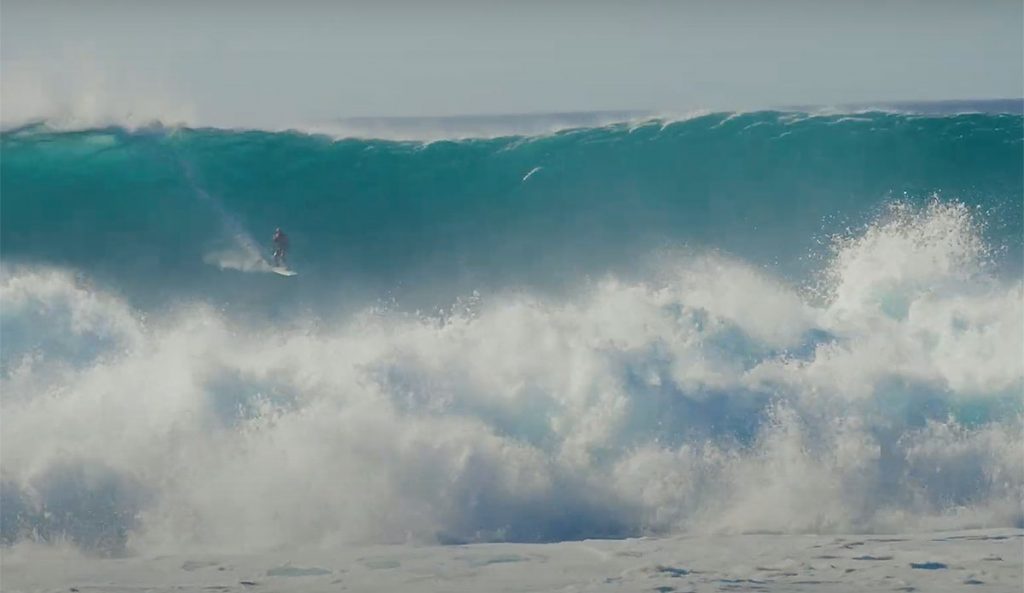 Michael ho surfing Pipeline